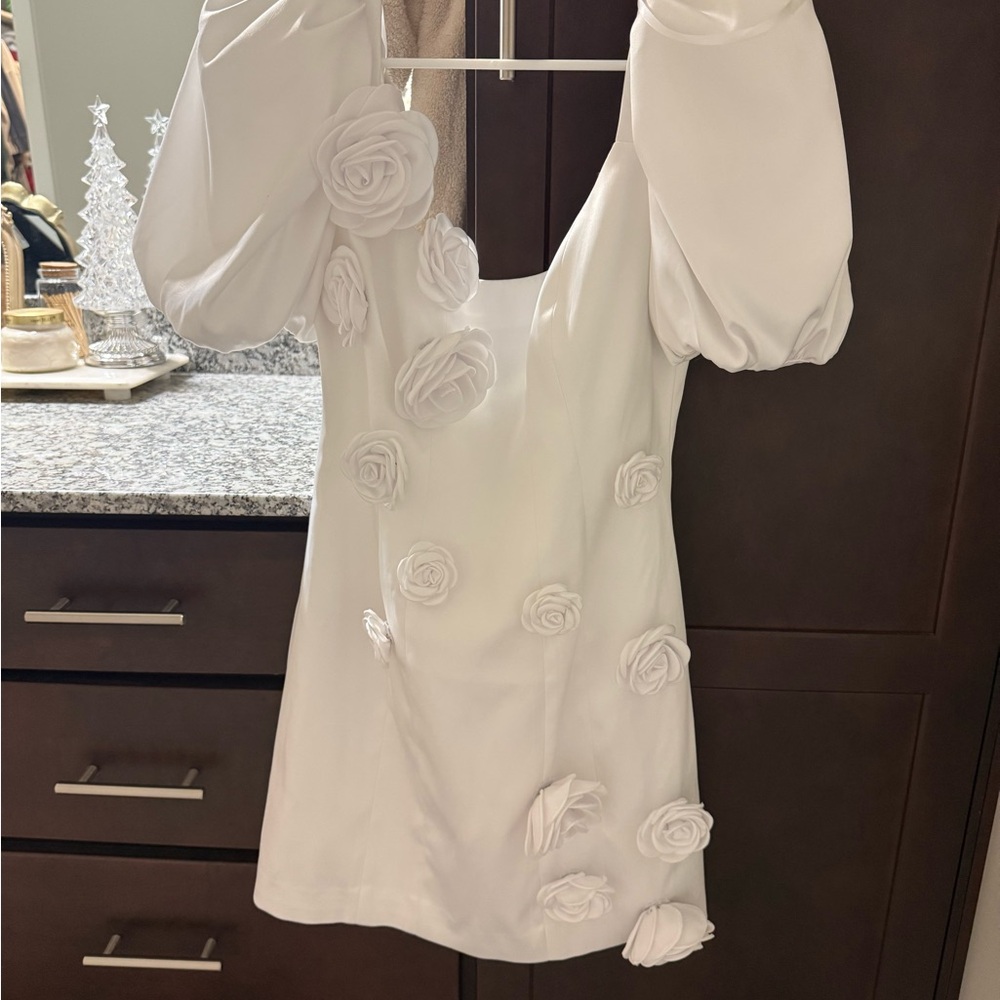 Lovers + Friends White Floral Mini Dress